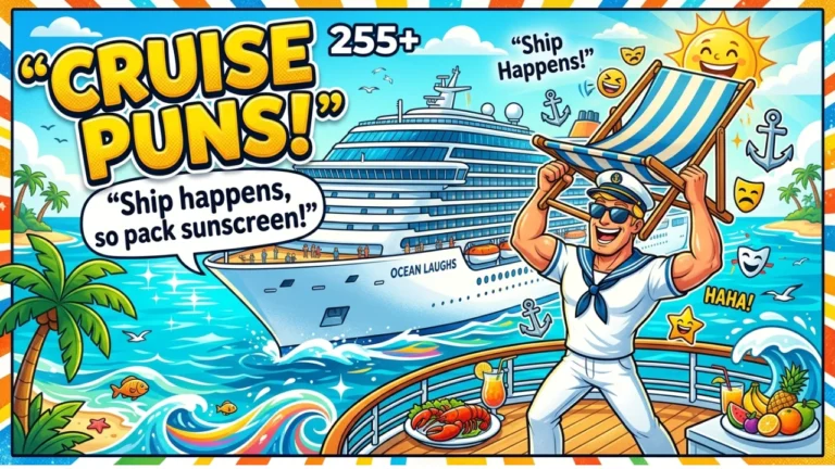 255+ Hilarious One-Liner Cruise Puns