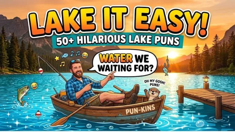 260+ Hilarious One-Liner Lake Puns