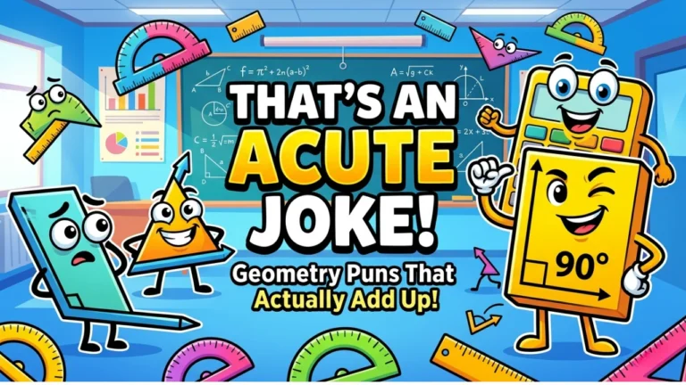 350+ Hilarious One-Liner Geometry Puns