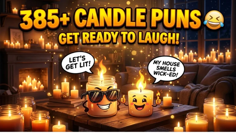 385+ Hilarious One-Liner Candle Puns