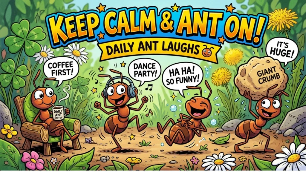 Funny One-Liner Ant Puns for Everyday