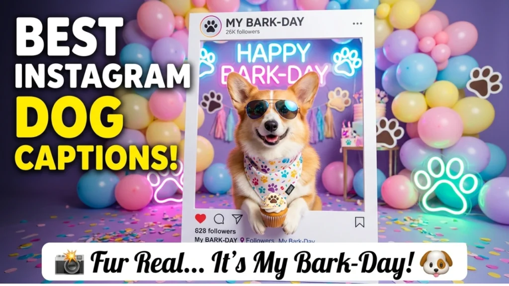 One-Liner Dog Birthday Puns for Instagram