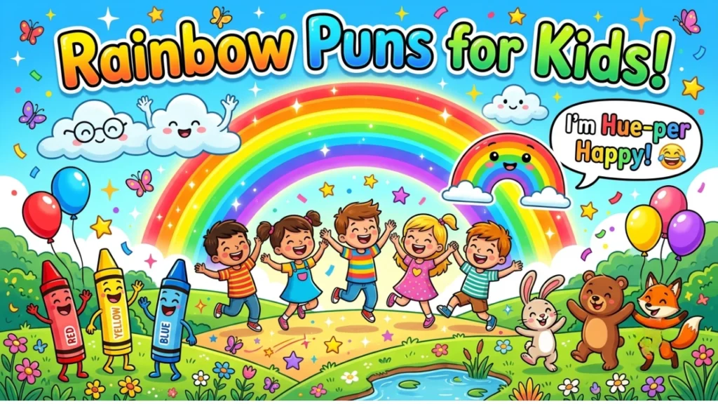 One-Liner Rainbow Puns for Kids