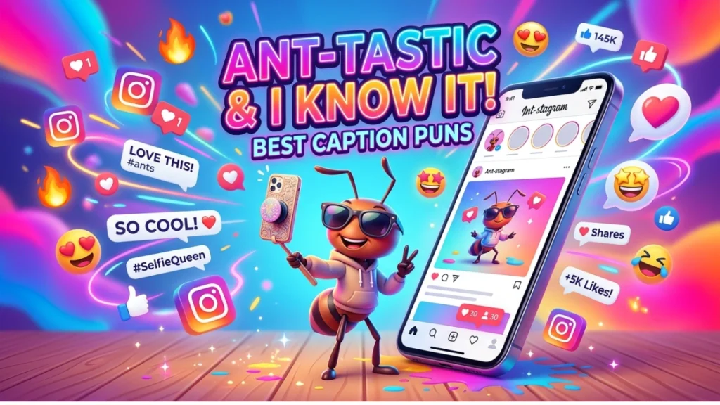 Short & Clever One-Liner Ant Puns